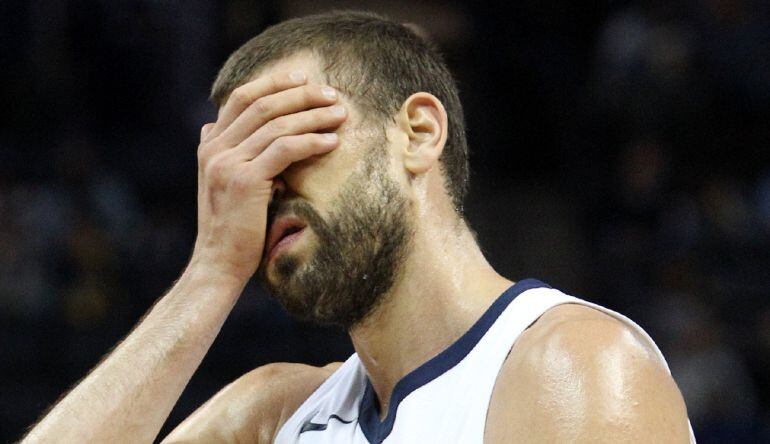 Marc Gasol se lamenta