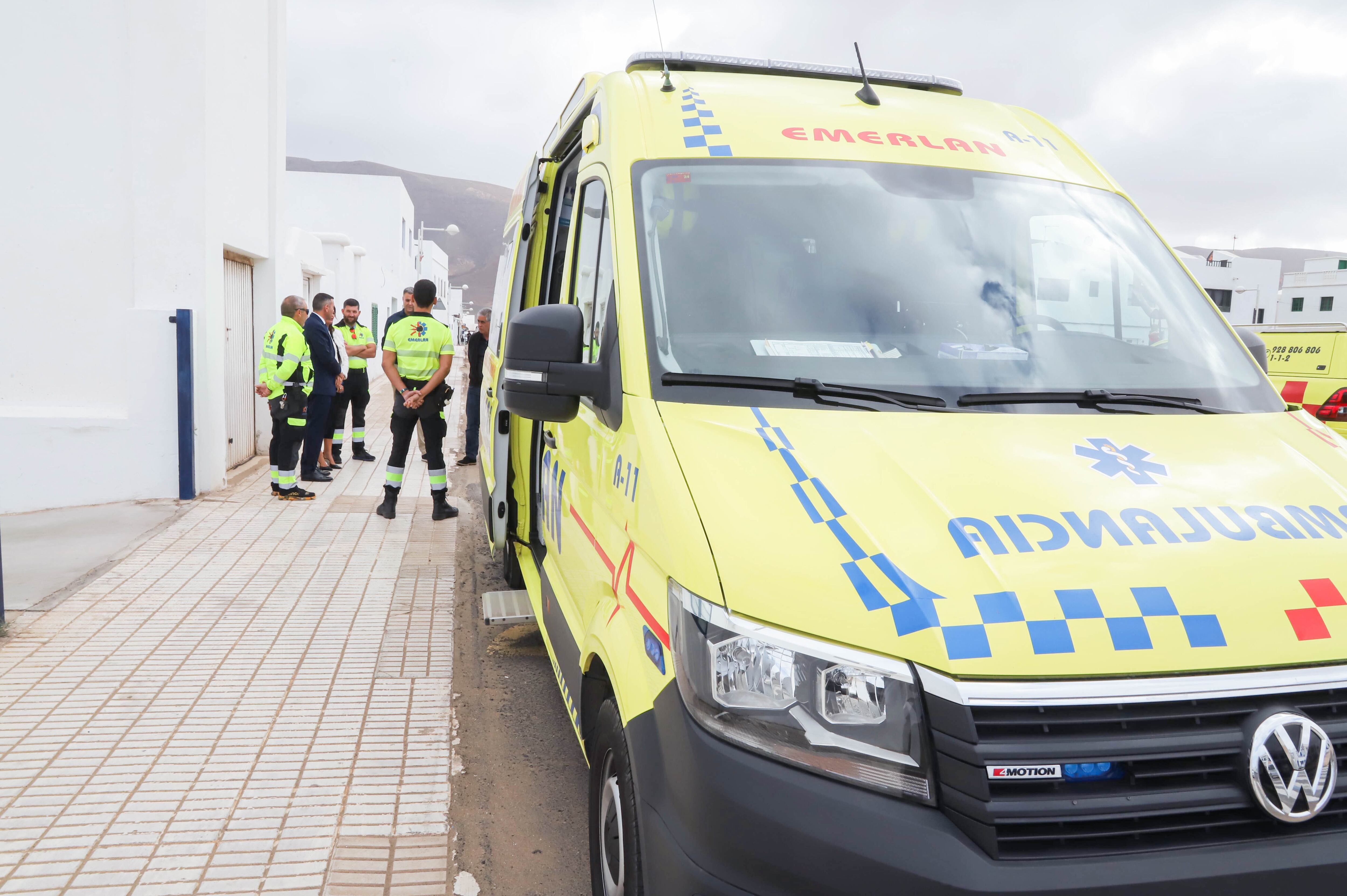 La nueva ambulancia destinada a Teguise y Tinajo, en Lanzarote.