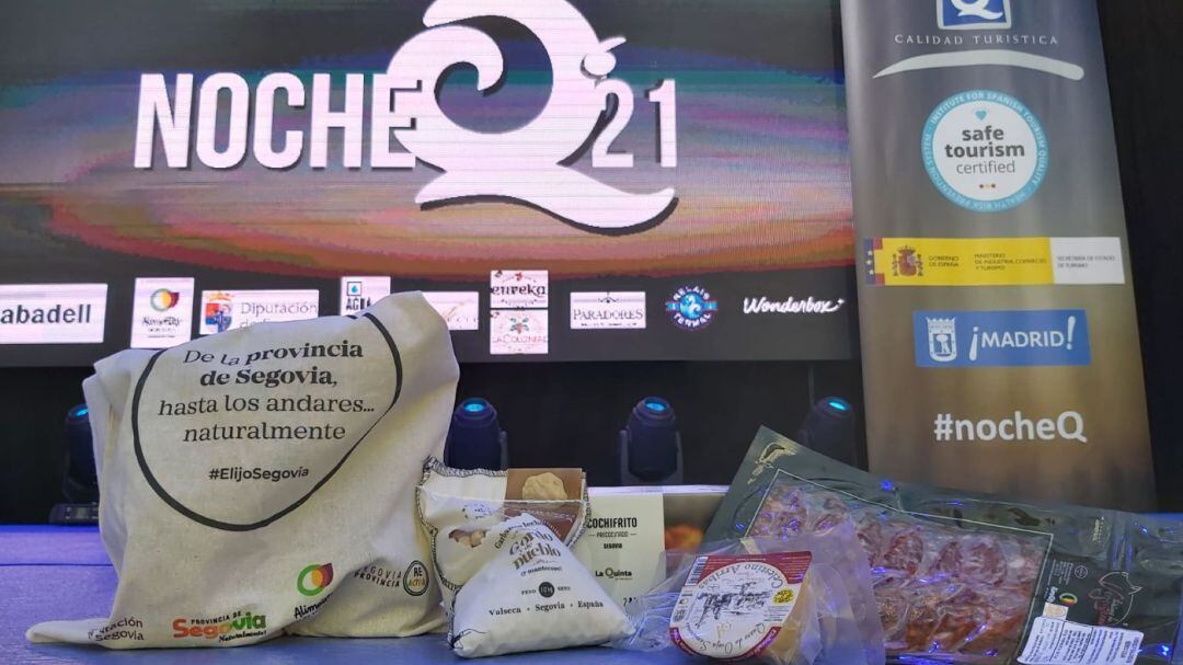 Diputación reparte 500 bolsas de Alimentos de Segovia en la Noche Q del Instituto para la Calidad Turística 
 
 