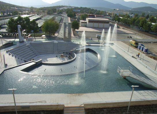 La Plaza de los Pueblos en el Campus de la Universidad de Jaen