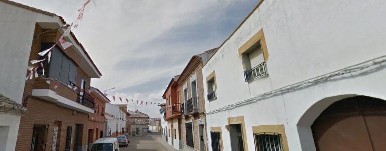Una calle del municipio toledano de Turleque