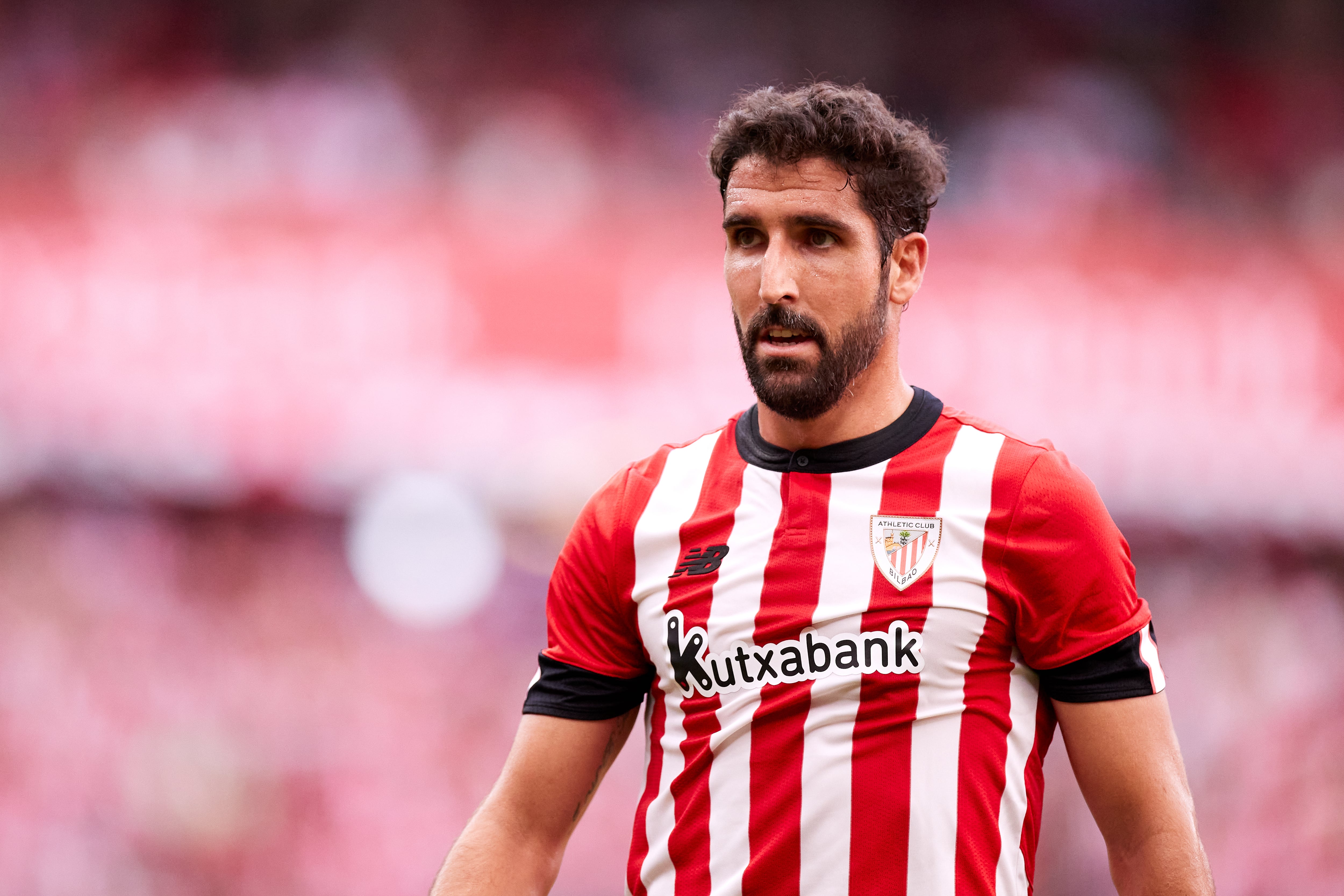 Raúl García, durante el partido frente al Espanyol