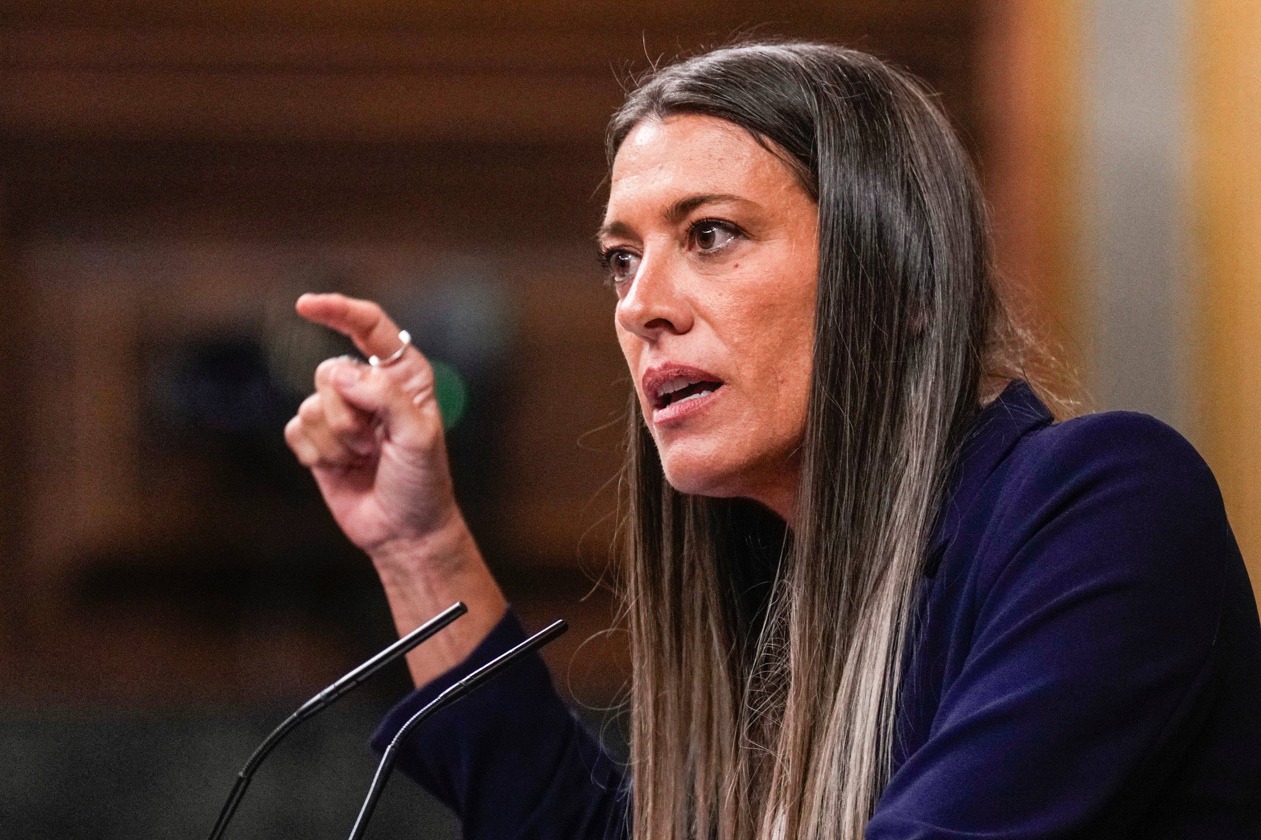 La diputada de Junts, Míriam Nogueras