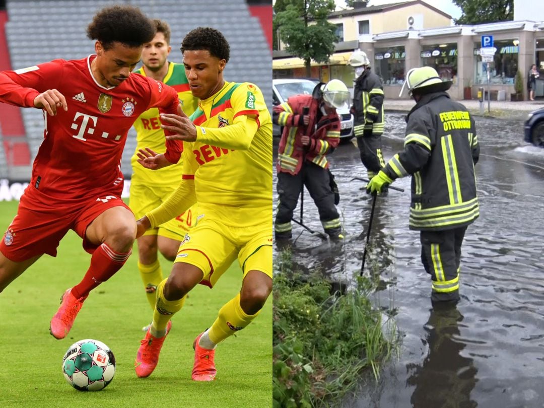 Un Bayern-Colonia y las inundaciones en Múnich