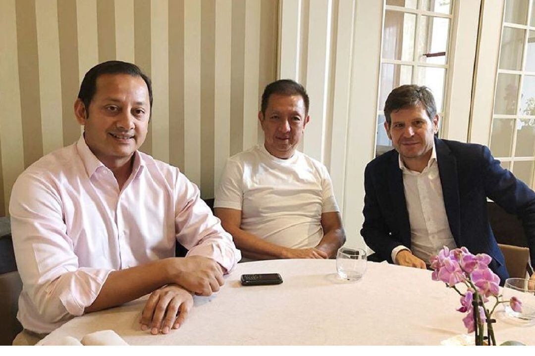 Anil Murthy, Peter Lim y Mateo Alemany.