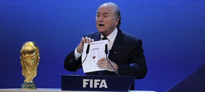 Blatter anuncia que Catar ha sido la candidata elegida para organizar el Mundial 2022