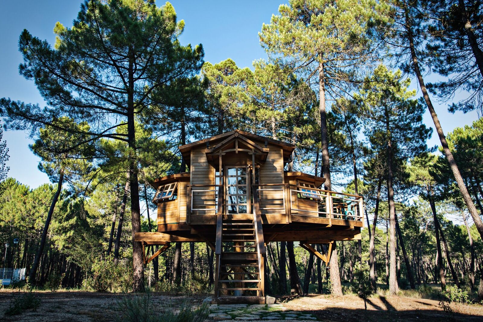 Casa-árbol construida por Marcos Segura.