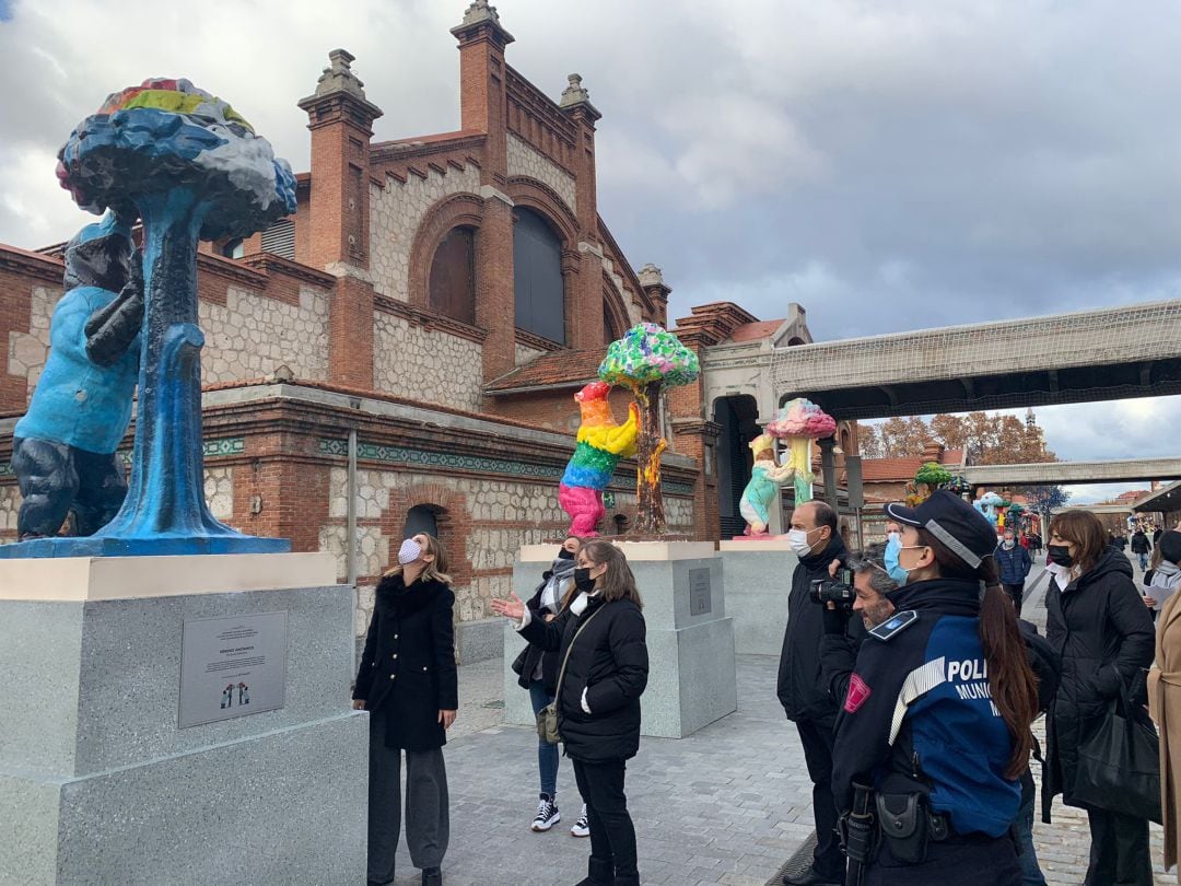 Matadero, Madrid, esta mañana.