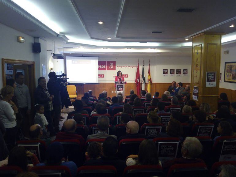 Acto presentación candidatura, Isabel Beneroso