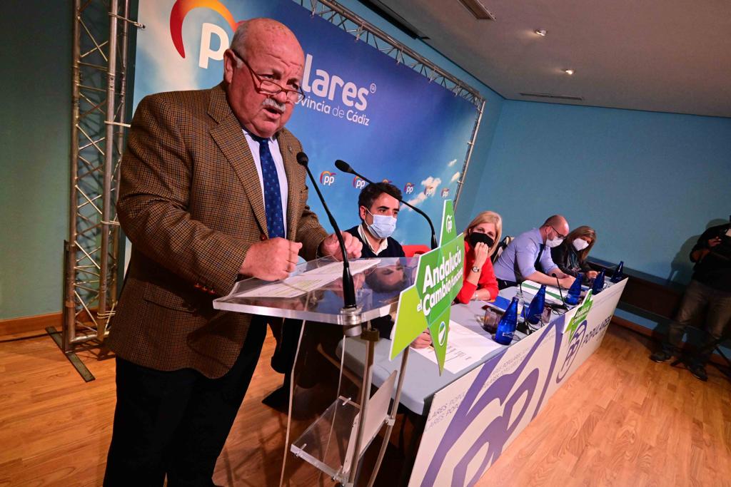 Jesús Aguirre durante su intervención en Jerez