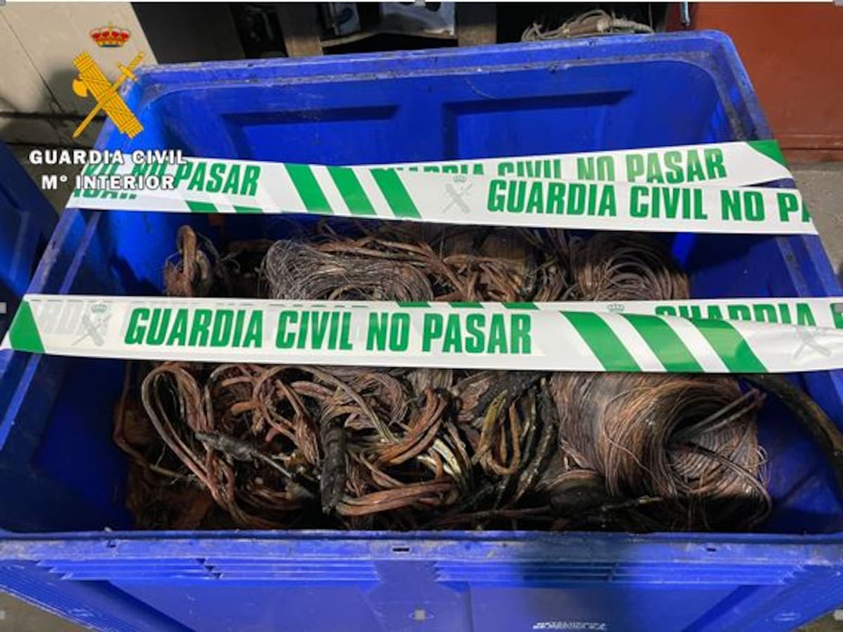 Detenidas en Valladolid dos personas integrantes de un grupo criminal especializado en el robo de cobre