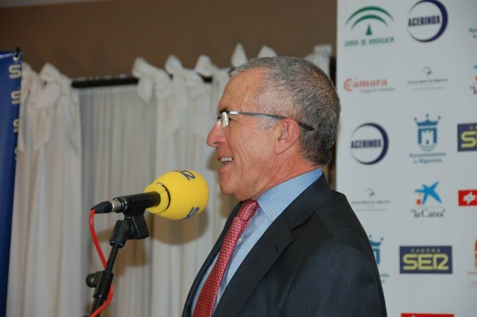 Juan Carlos Narváez en un acto de Radio Algeciras