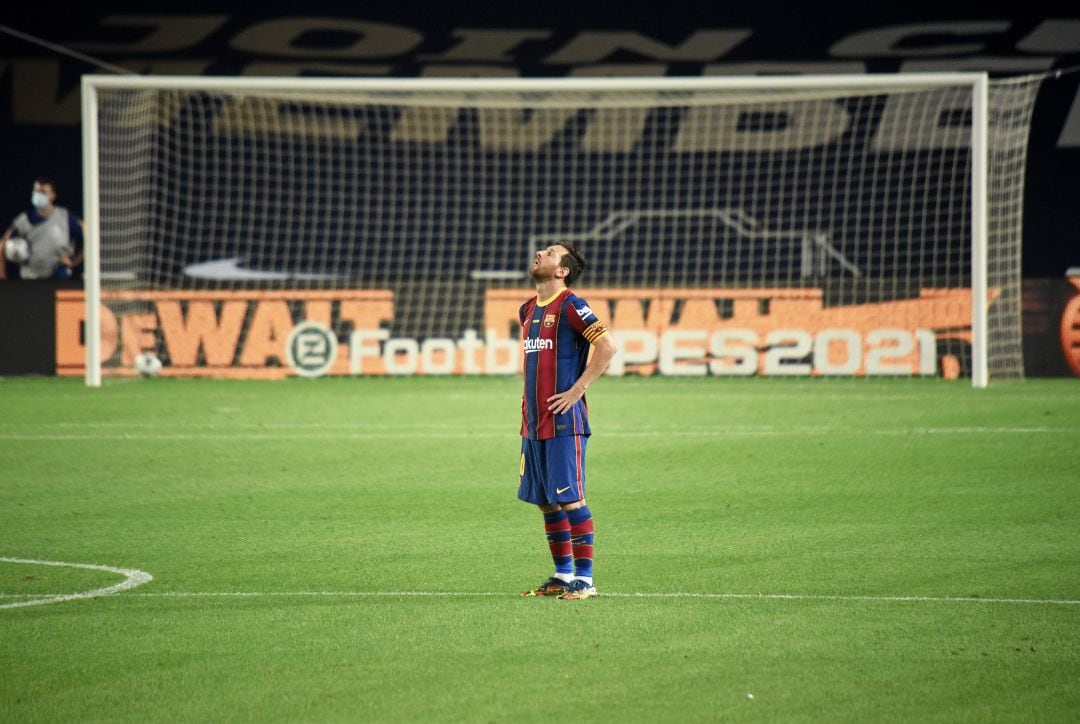 Messi, durante el Gamper