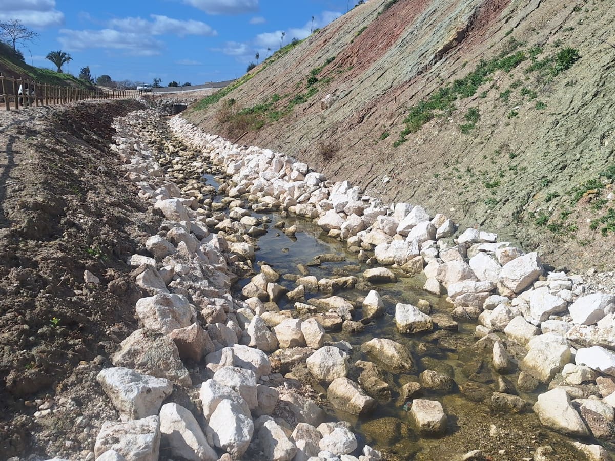 Finalizan las obras en el encauzamiento del arroyo El Cuerno