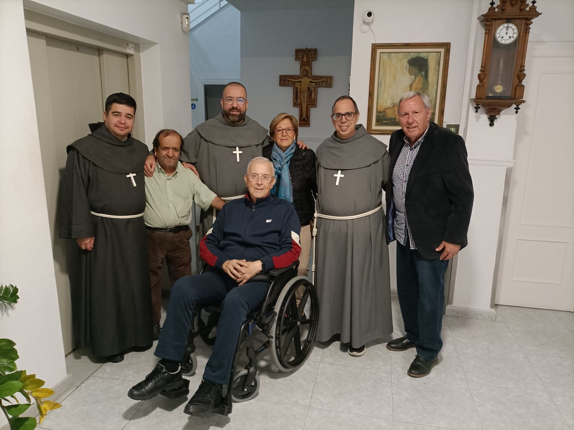 Guillermo Blanes en la Casa de Nazaret.