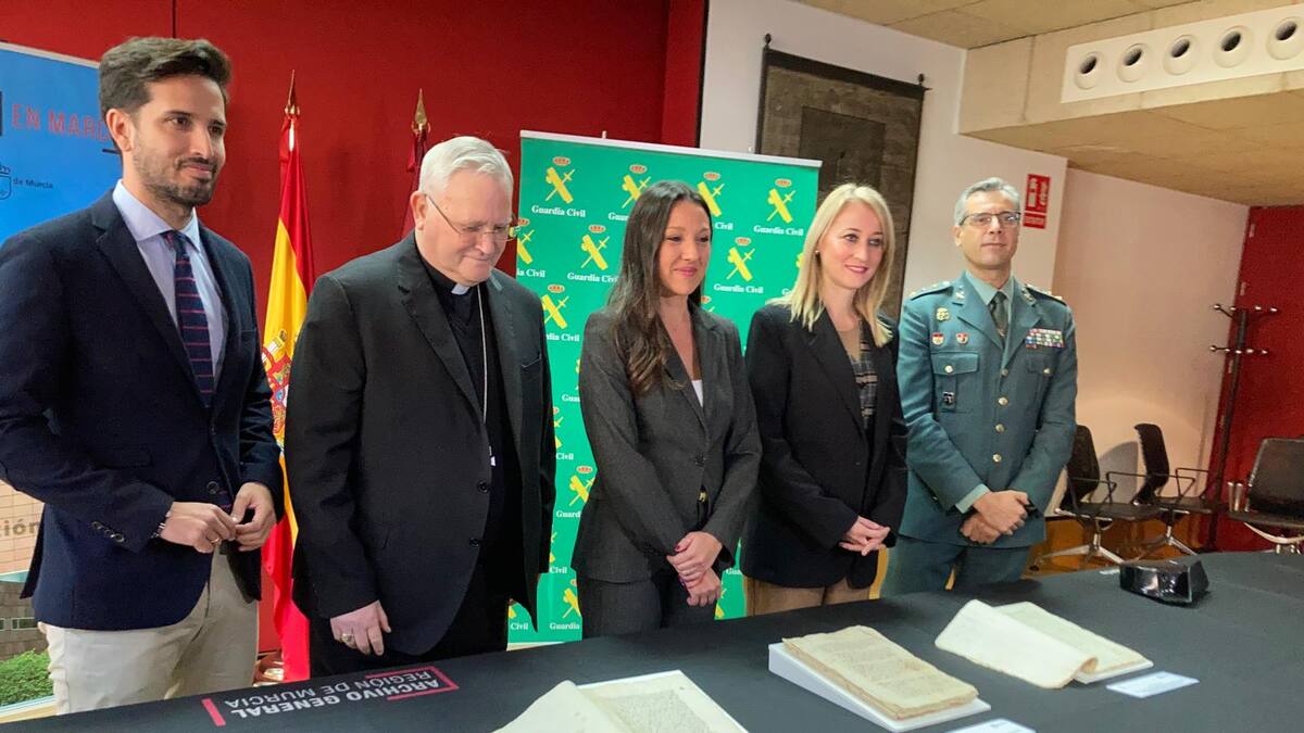 La Diócesis de Cartagena recupera tres valiosos documentos históricos de entre los siglos XV y XIX