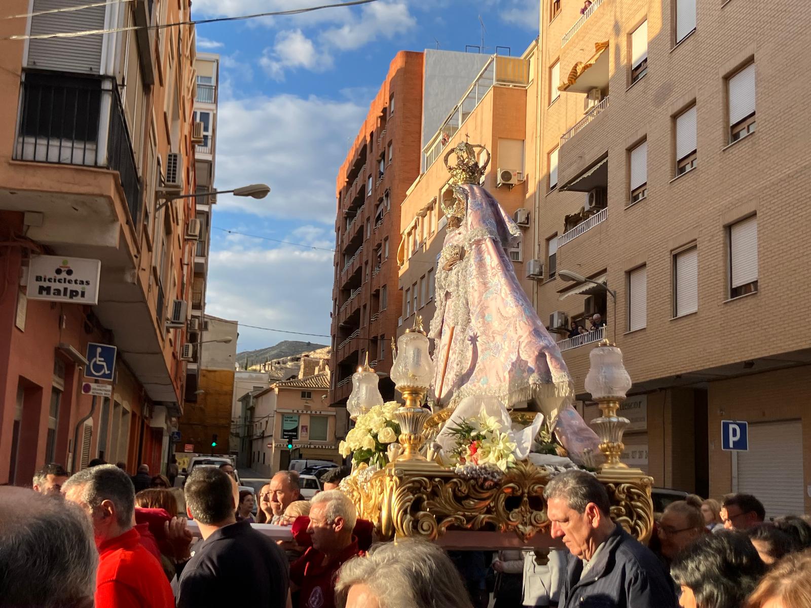 La Morenica, en la mañana del 1 de mayo