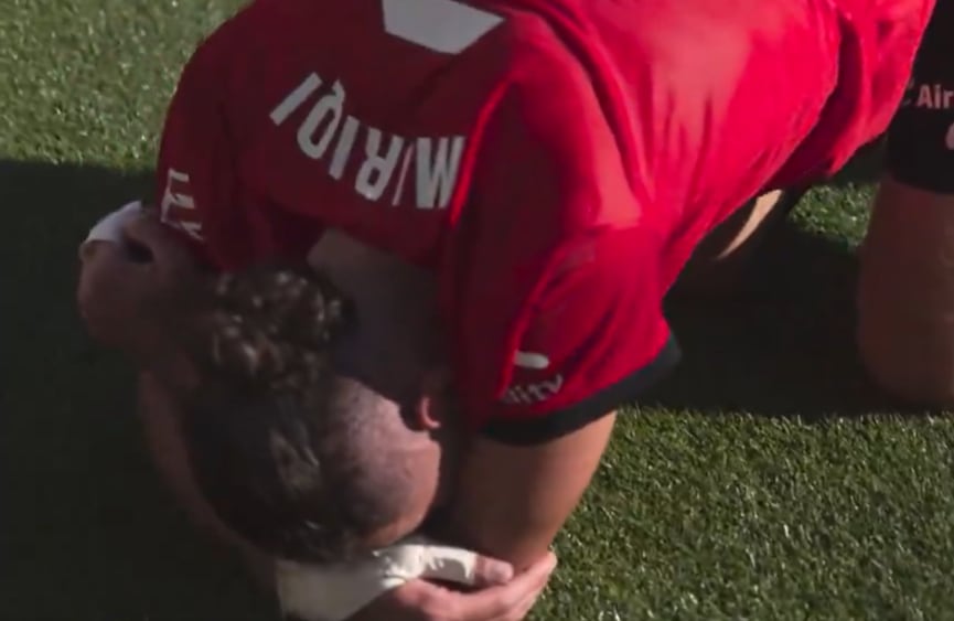 Vedat Muriqi, emocionado tras el gol al Real Madrid