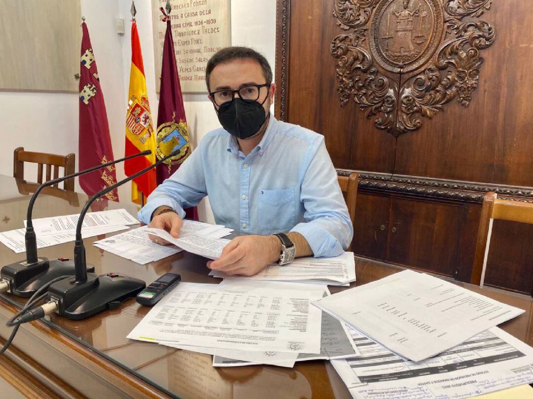 Isidro Abellán, concejal de hacienda del ayuntamiento de Lorca.