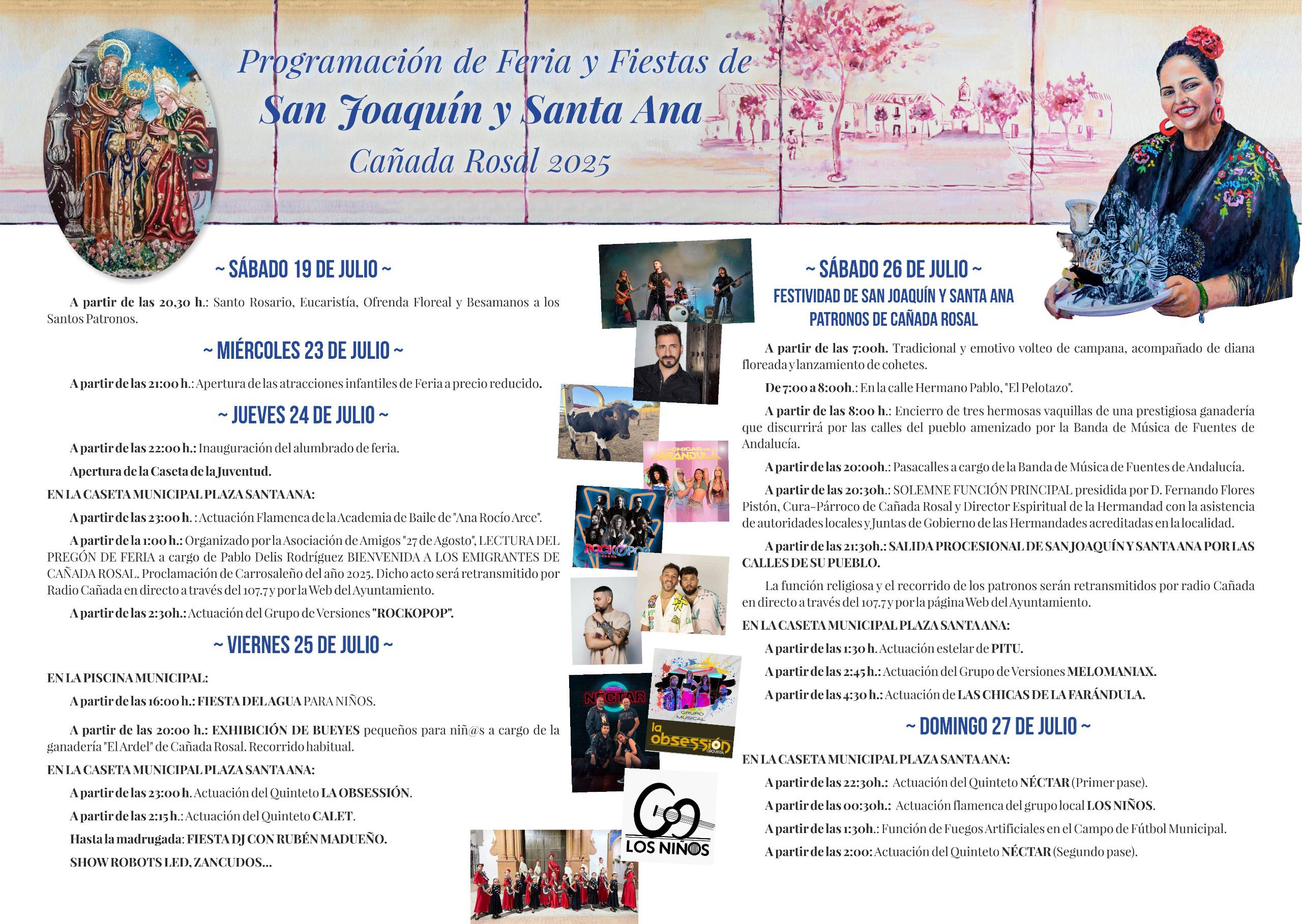 Programa de Feria de Cañada Rosal