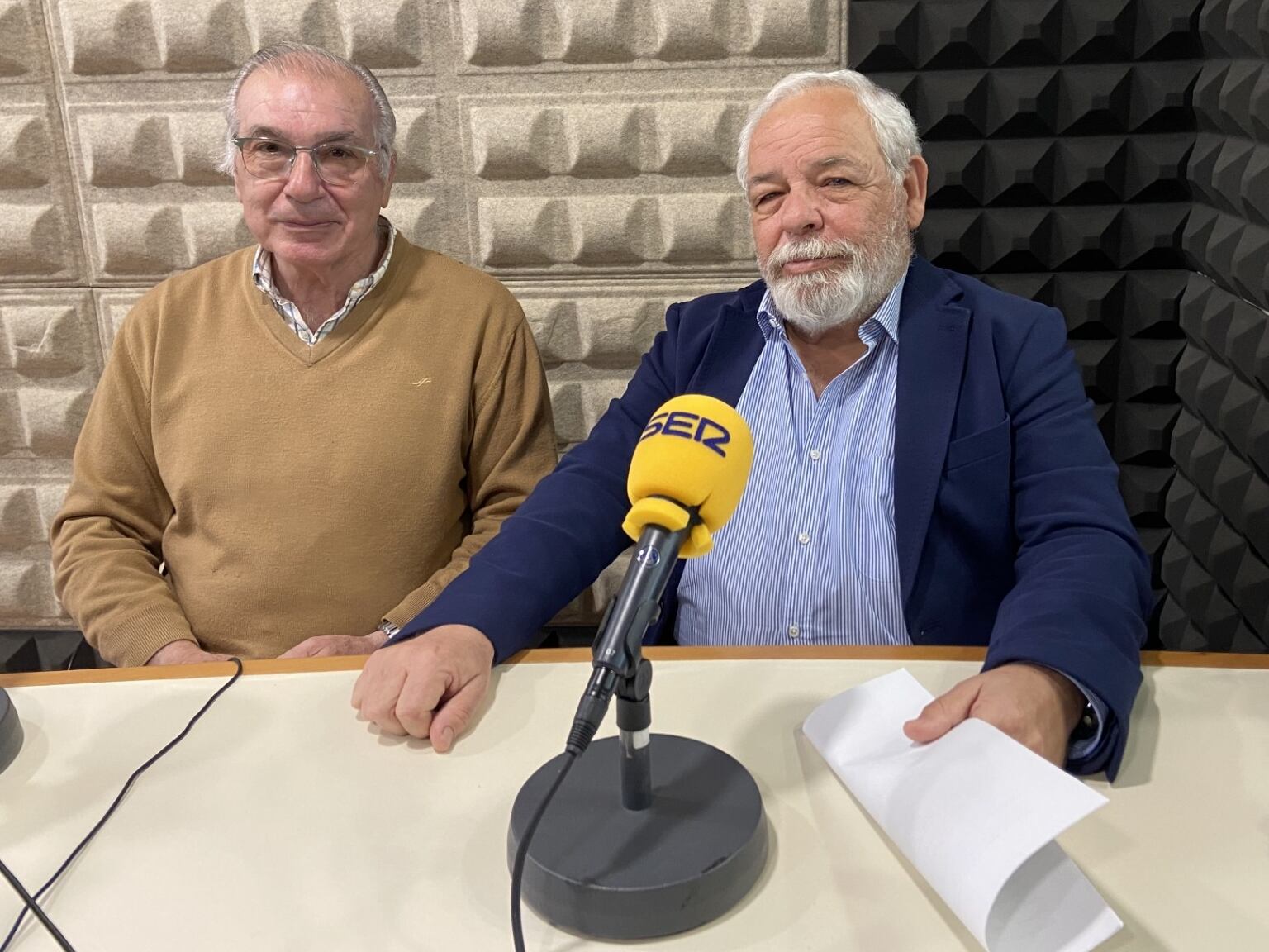 Francisco López (presidente) y Felipe López (vicepresidente). Asociación Círculo Mercantil