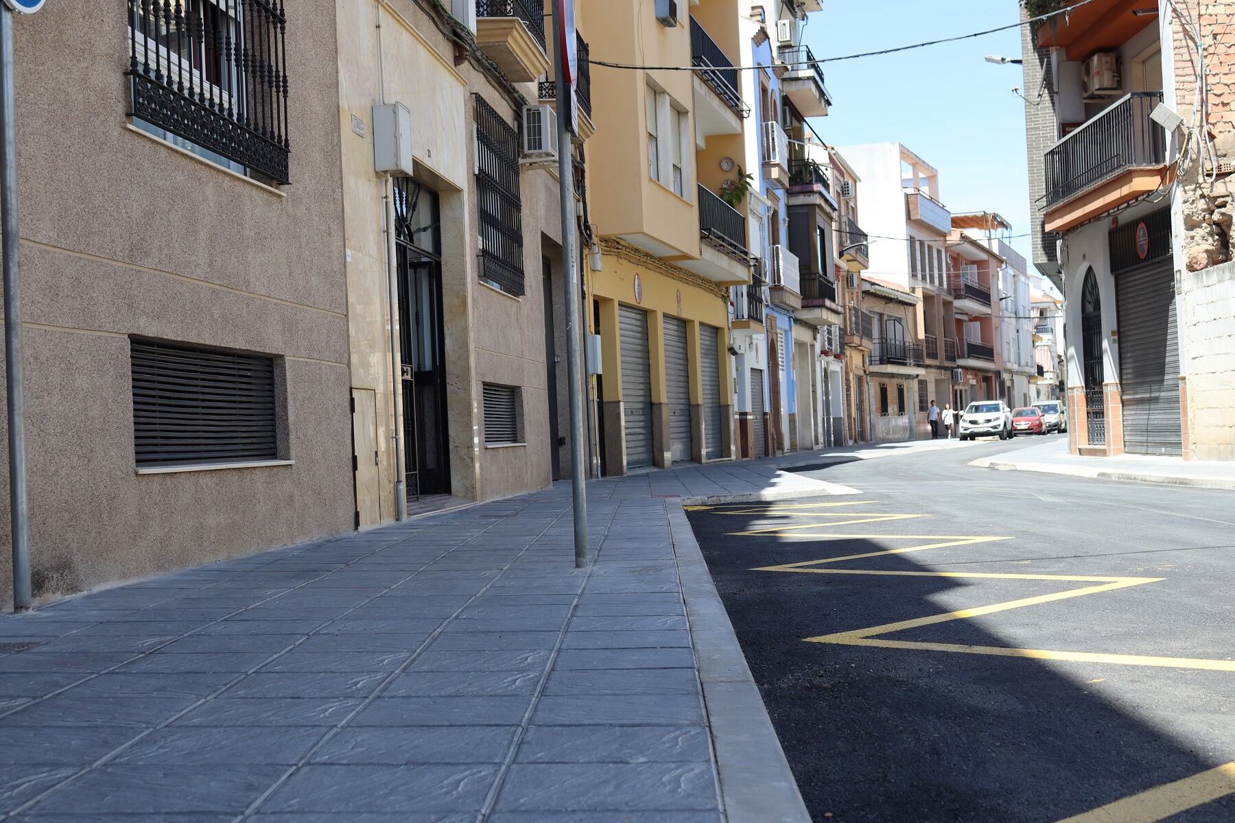 Finalización de las obras de renovación integral de las calles Mesones y Miguel Estepa.