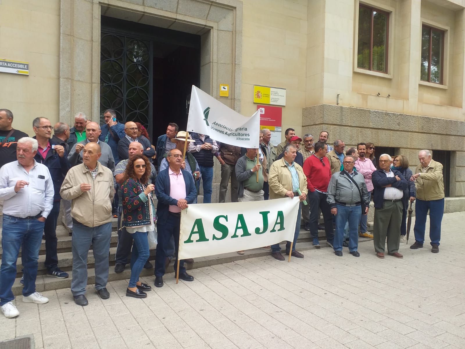 Imagen de la concentración en Albacete