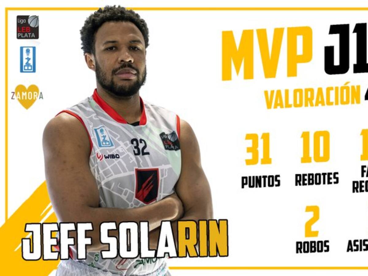 Jeff Solarin (CB Zamora), una vez más MVP de la jornada