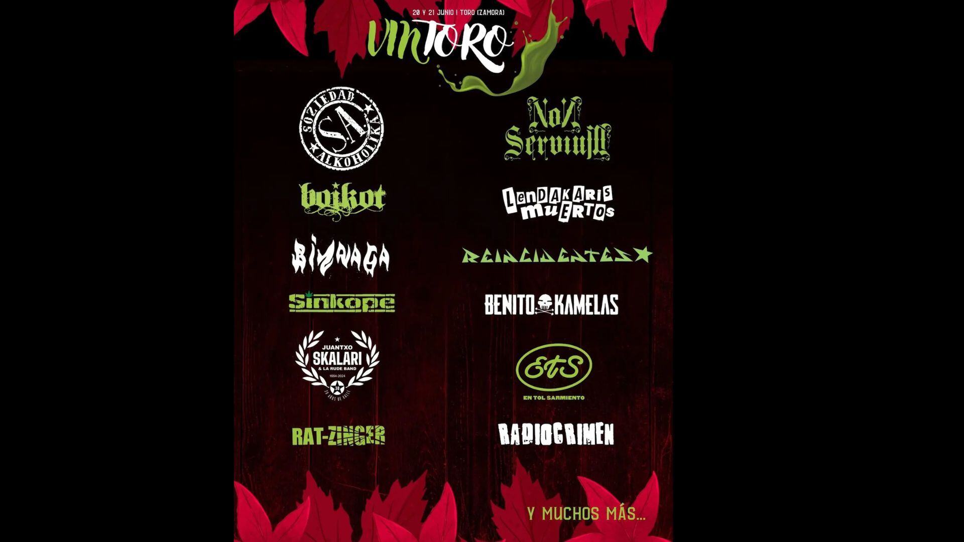 Cartel del festival Vintoro 2025