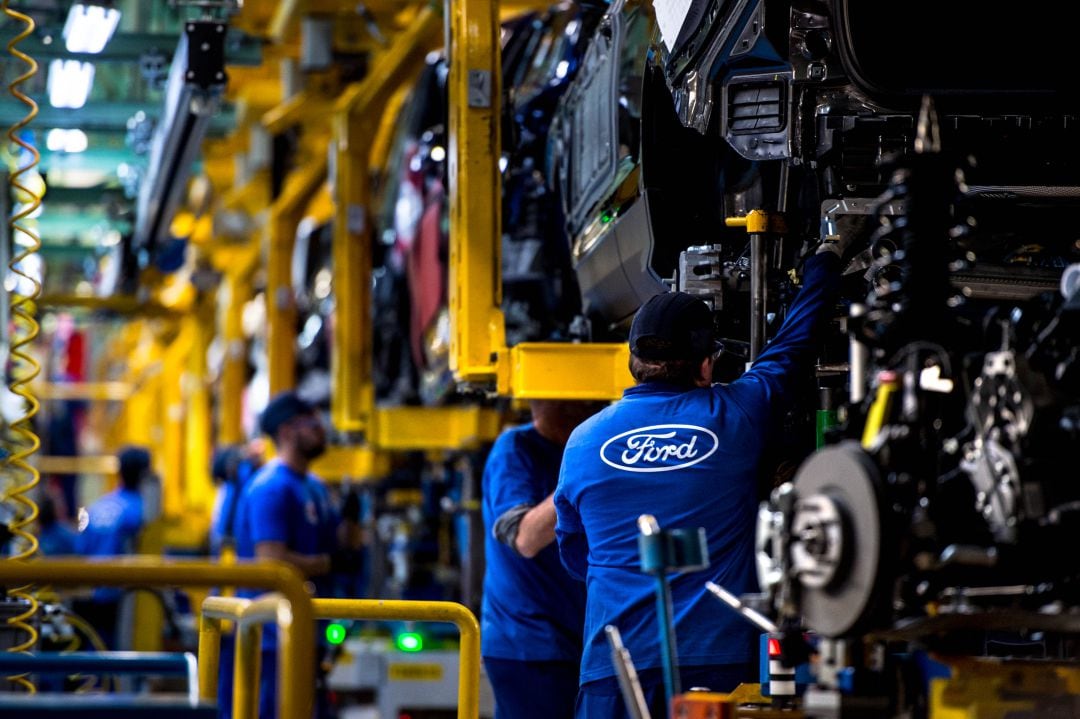 Imágenes del interior de la fábrica Ford en Almussafes