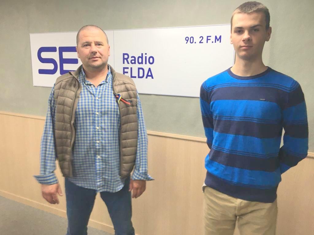 Micaelo y David, ciudadanos ucranianos afincados en Elda