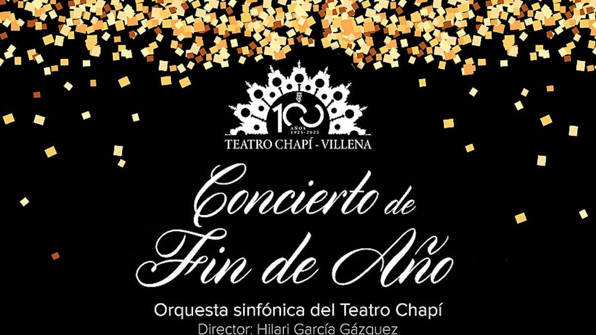 El teatro Chapí prepara el concierto fin de año, en la tarde del sábado 27 de diciembre