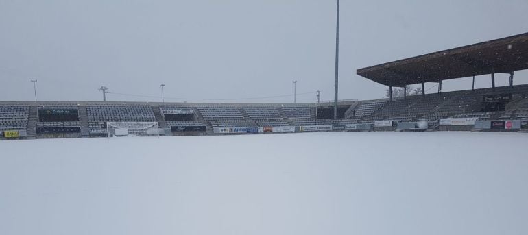 Fuensanta nevada el día que se tenía que jugar el domingo 4 de febrero