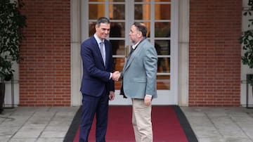 Junqueras anuncia l'acord de finançament entre ERC i el govern de Sánchez: "És un bon model en què ningú hi perd"