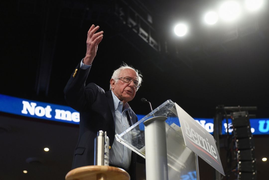 Bernie Sanders en un mitin en Texas el pasado 23 de febrero