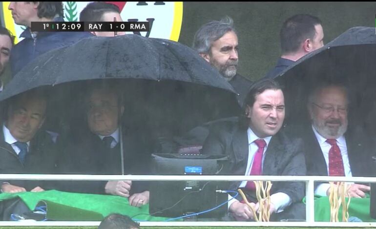 Imagen del palco en Vallecas