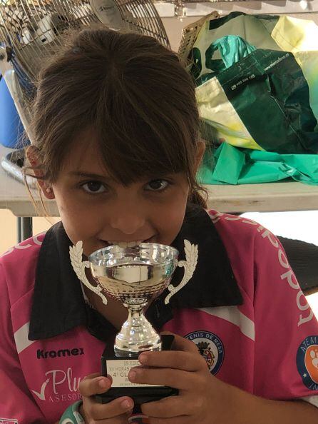 Laura Navarro se alzó con el tercer puesto en la categoría de benjamin femenina