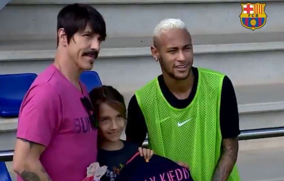 La imagen de Neymar en el vídeo promocional del Barcelona.