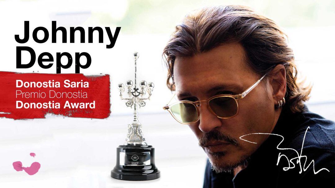 Johnny Depp será galardonado este año con el Premio Donostia del festival