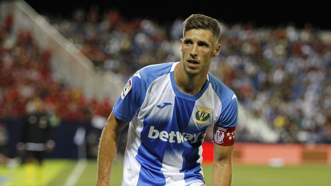 Rubén Pérez, durante un partido de esta temporada.