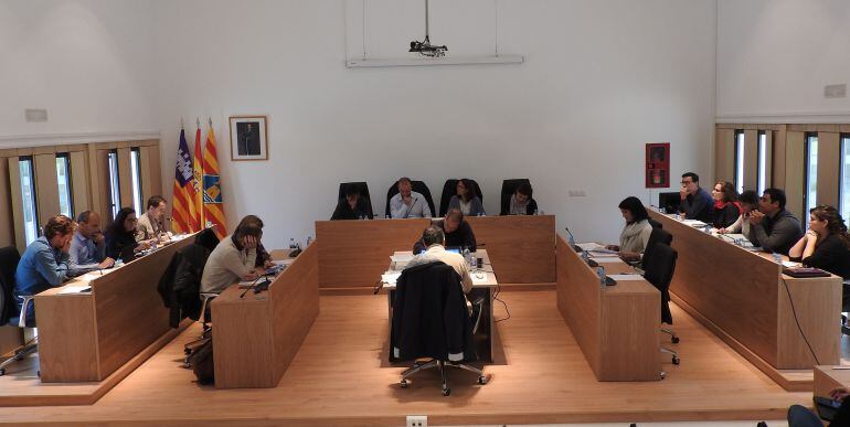 Imagen de archivo de un pleno en Formentera