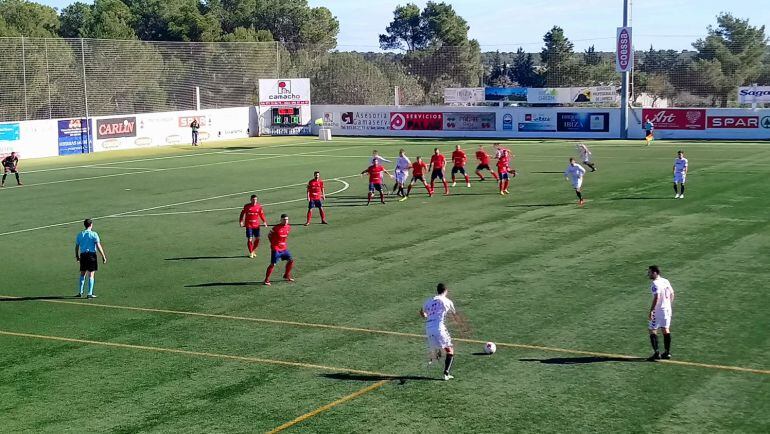 Imagen del partido jugado en Santa Eulària