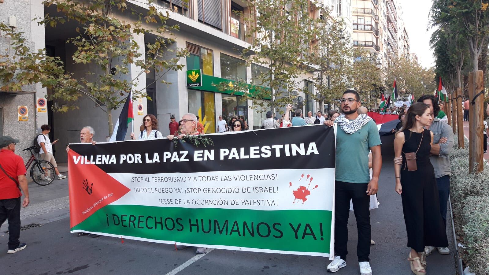 Plataforma Villena por la Paz en Alicante