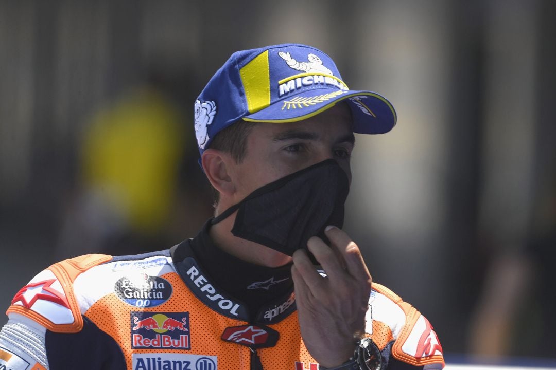 Marc Márquez, en el GP de España. 