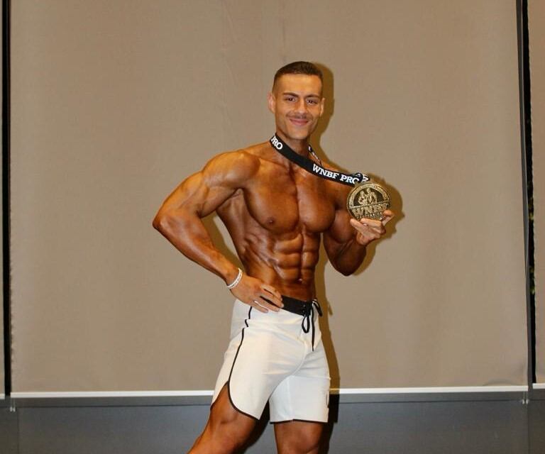 Santi Prada, subcampeón del mundo de Culturismo Natural WNBF.