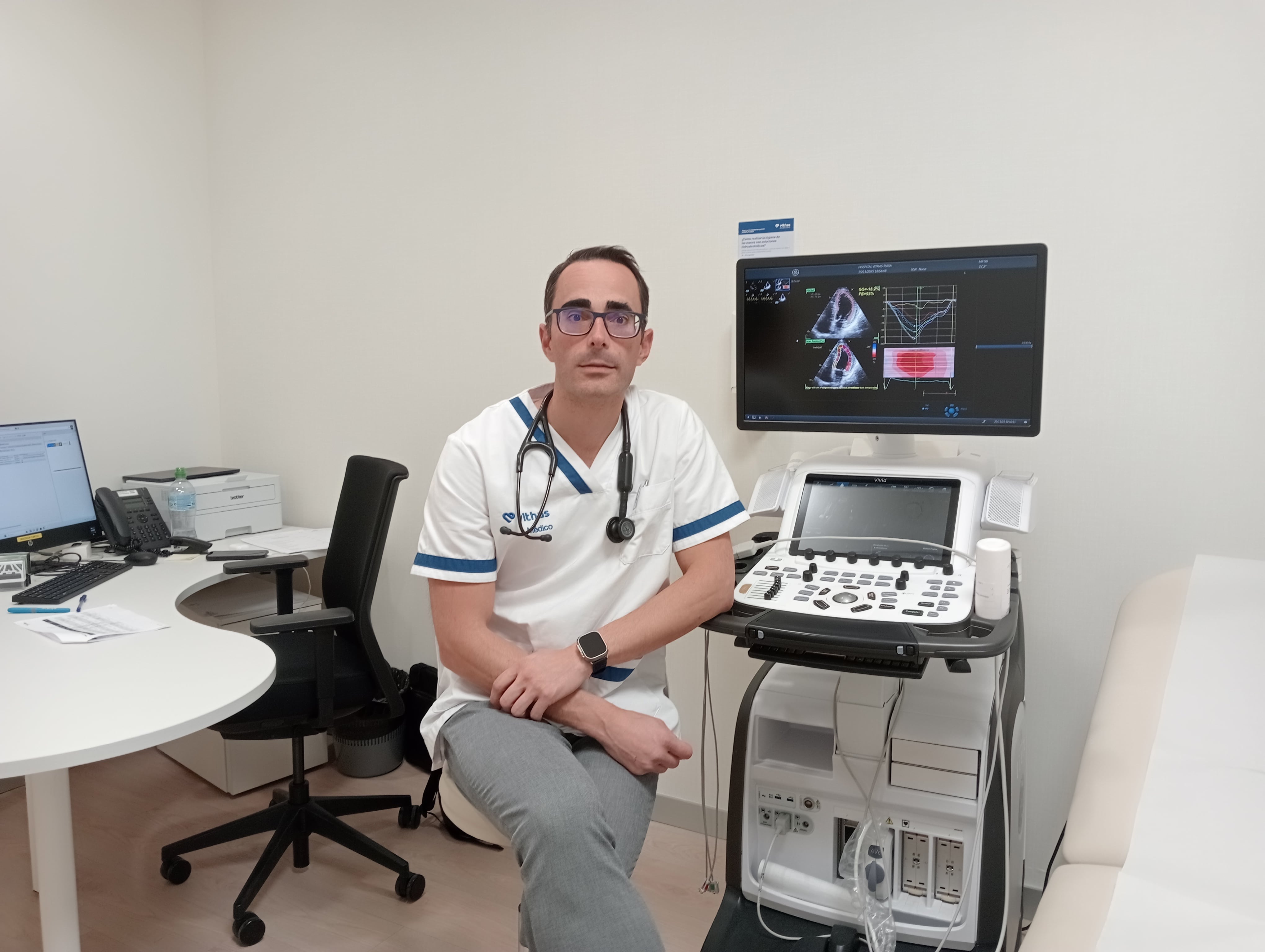 Dr. Alfonso Valle, jefe de Cardiología del Hospital Vithas Valencia Turia