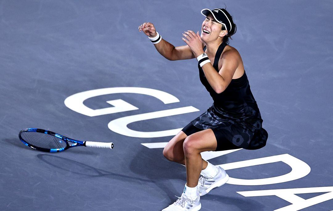 Muguruza, en la final de la WTA Finals