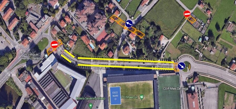 Uno de los tramo del Boulevard Ronda que se cerrará al tráfico con motivo del festival Música en Grande.