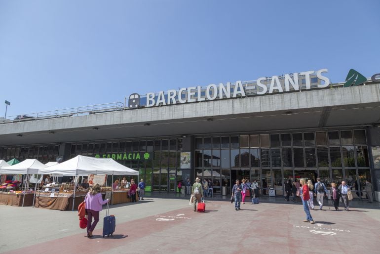 Estación de Sants.