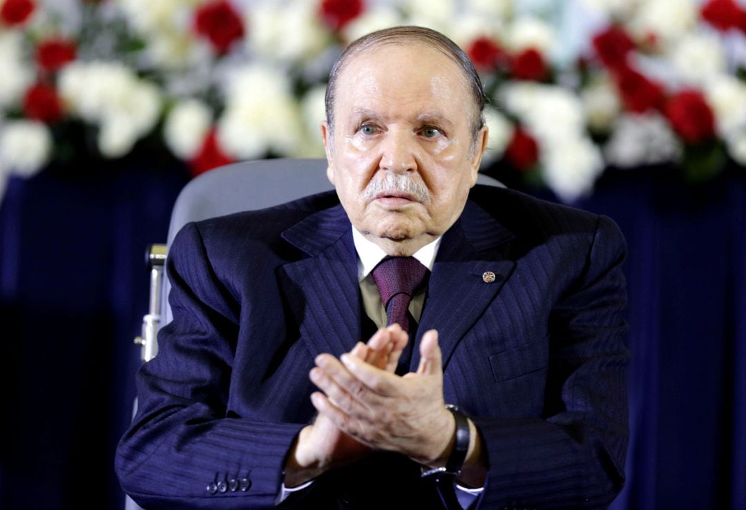 Abdelaziz Bouteflika durante un acto en 2014